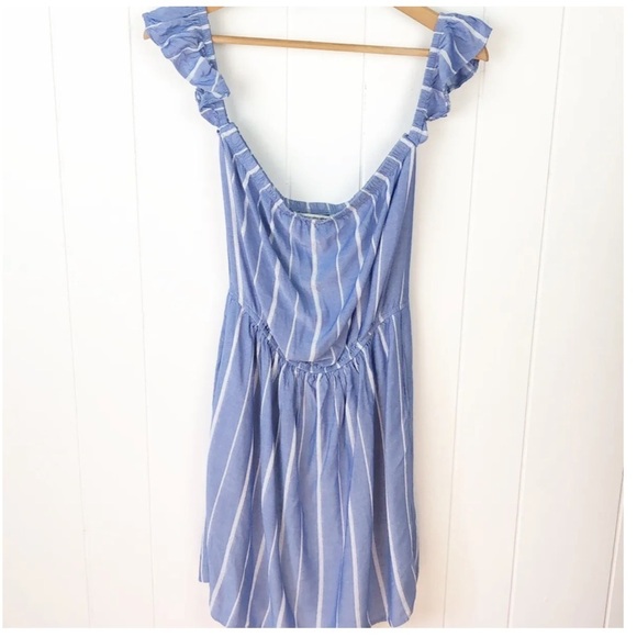 American Eagle Ruffled Off  Shoulder Mini Dress - Picture 11 of 11